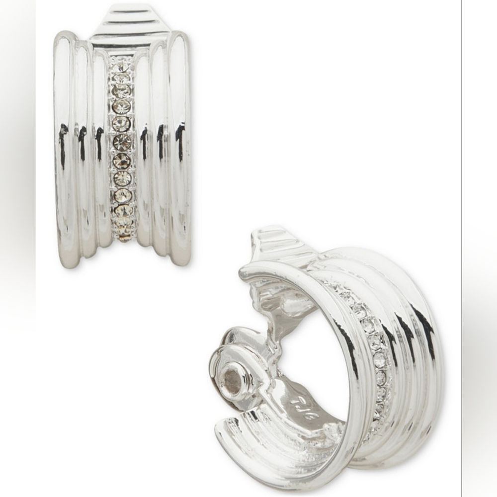 New Anne Klein EZ Comfort Clip-On Earrings